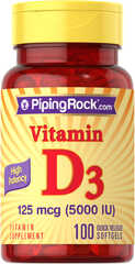 PRK- Vitamina D3 ad elevata potenza , 5000 IU, 100 Cp